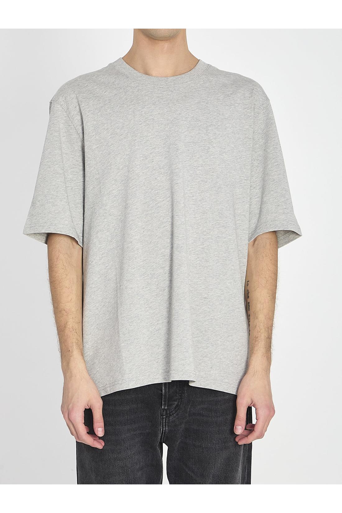 T-shirt in cotton jersey-Shirts-Ami Paris-L-GRAU-ARCHIVIST