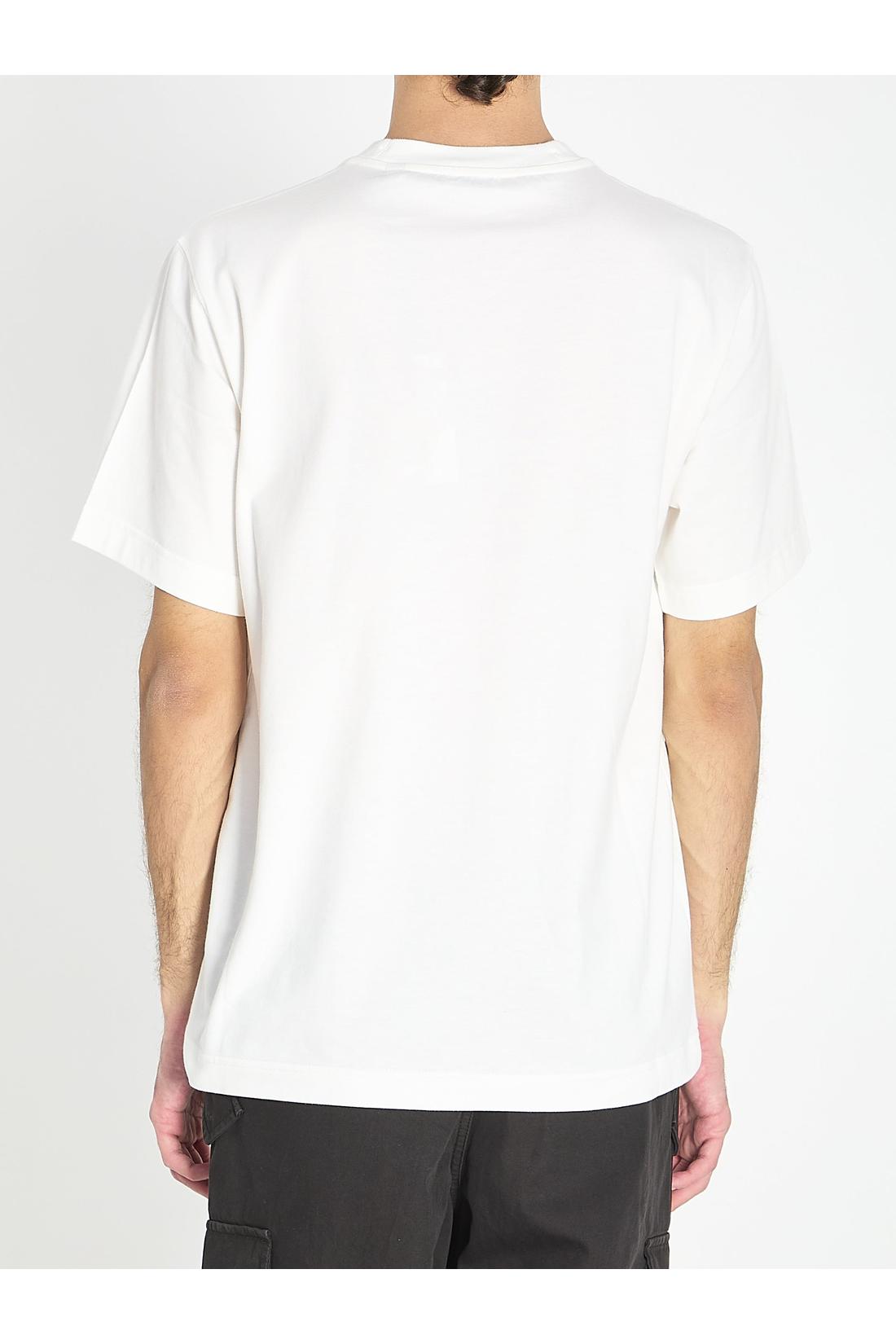 Burberry-OUTLET-SALE-T-shirt in cotton with logo-ARCHIVIST