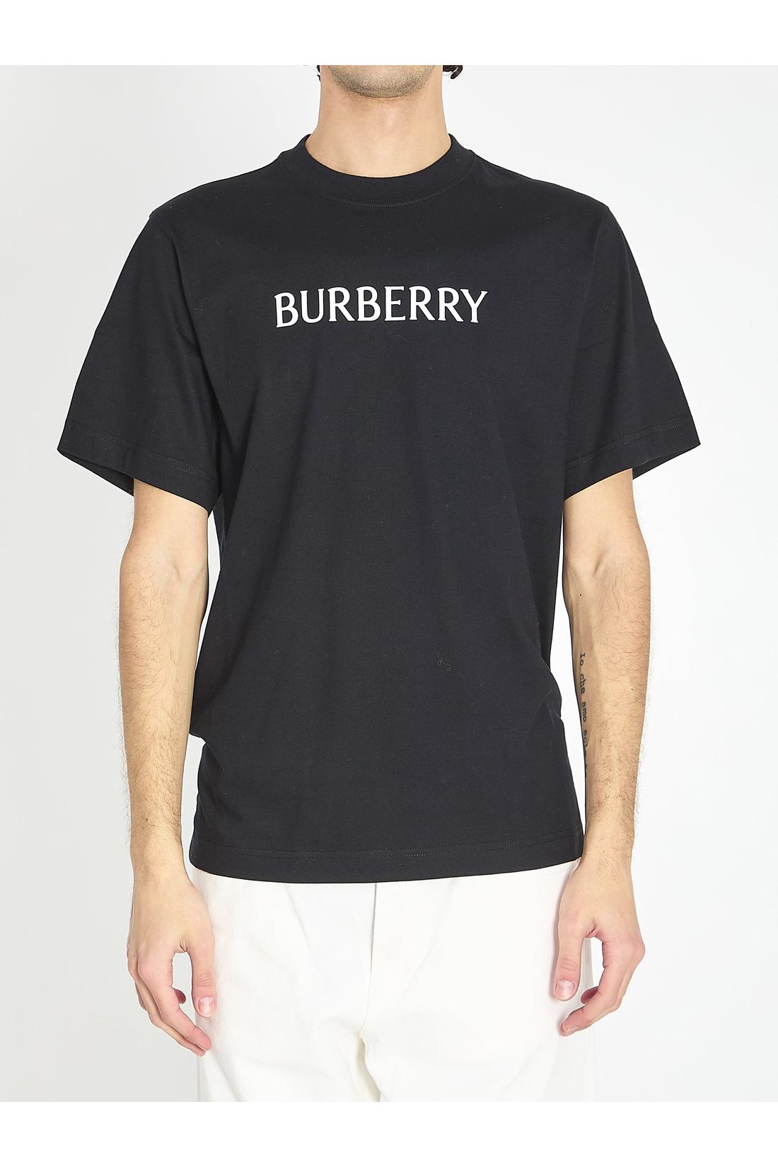 Burberry-OUTLET-SALE-T-shirt in cotton with logo-ARCHIVIST