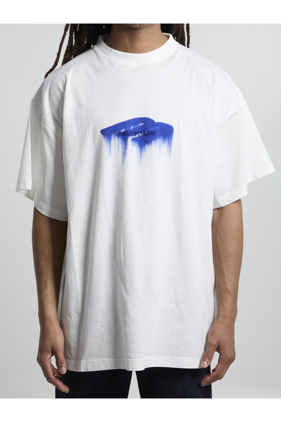 Balenciaga-OUTLET-SALE-T-shirt oversize in jersey-ARCHIVIST