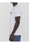 VALENTINO GARAVANI-OUTLET-SALE-T-shirt with VLogo Signature patch-ARCHIVIST