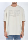 Maison Margiela-OUTLET-SALE-T-shirt with embroidered logo-ARCHIVIST