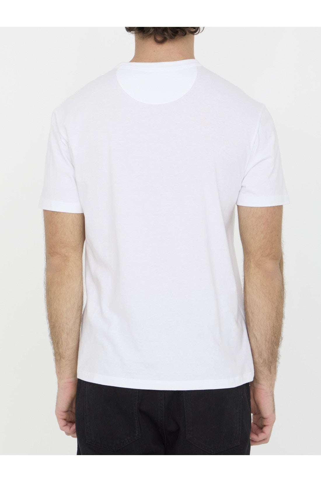 Valentino Garavani-OUTLET-SALE-T-shirt with flower embroidery-ARCHIVIST