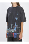 Alexander Wang-OUTLET-SALE-T-shirt with rhinestones-ARCHIVIST