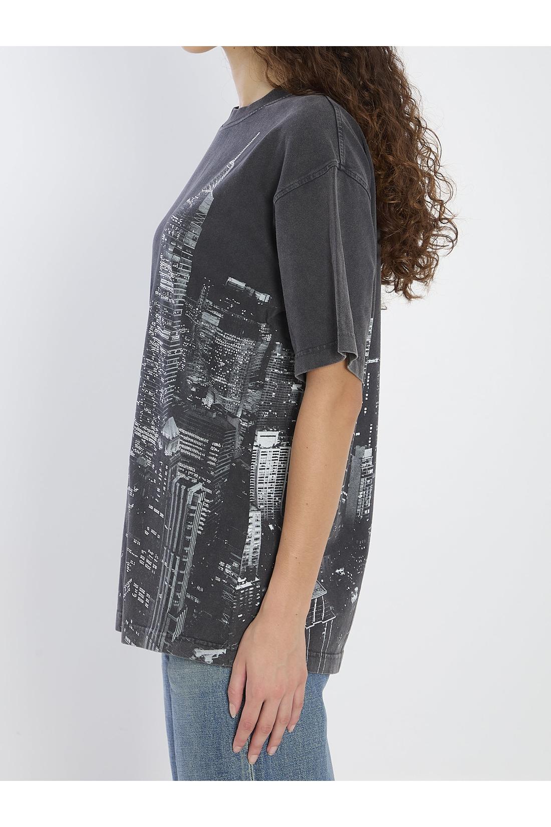 Alexander Wang-OUTLET-SALE-T-shirt with rhinestones-ARCHIVIST