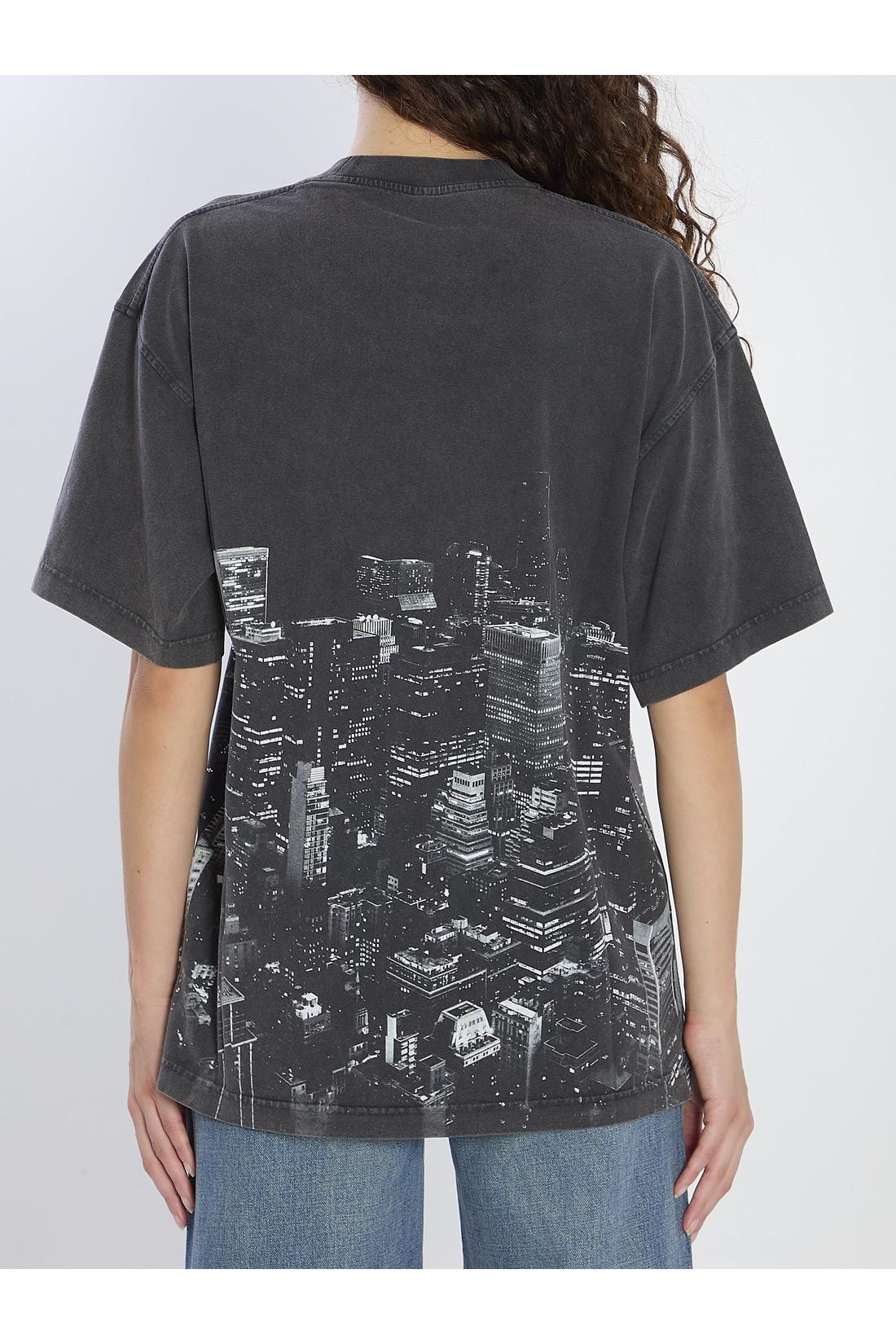 Alexander Wang-OUTLET-SALE-T-shirt with rhinestones-ARCHIVIST