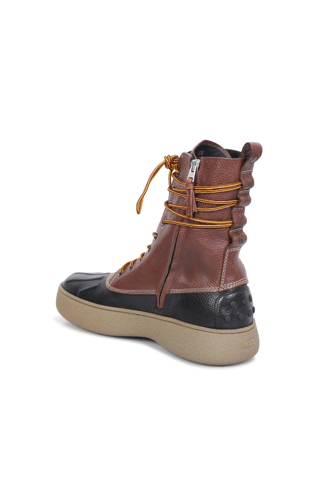 TOD'S-OUTLET-SALE-TOD'S X MONCLER X PALM ANGELS Leather Boots-ARCHIVIST