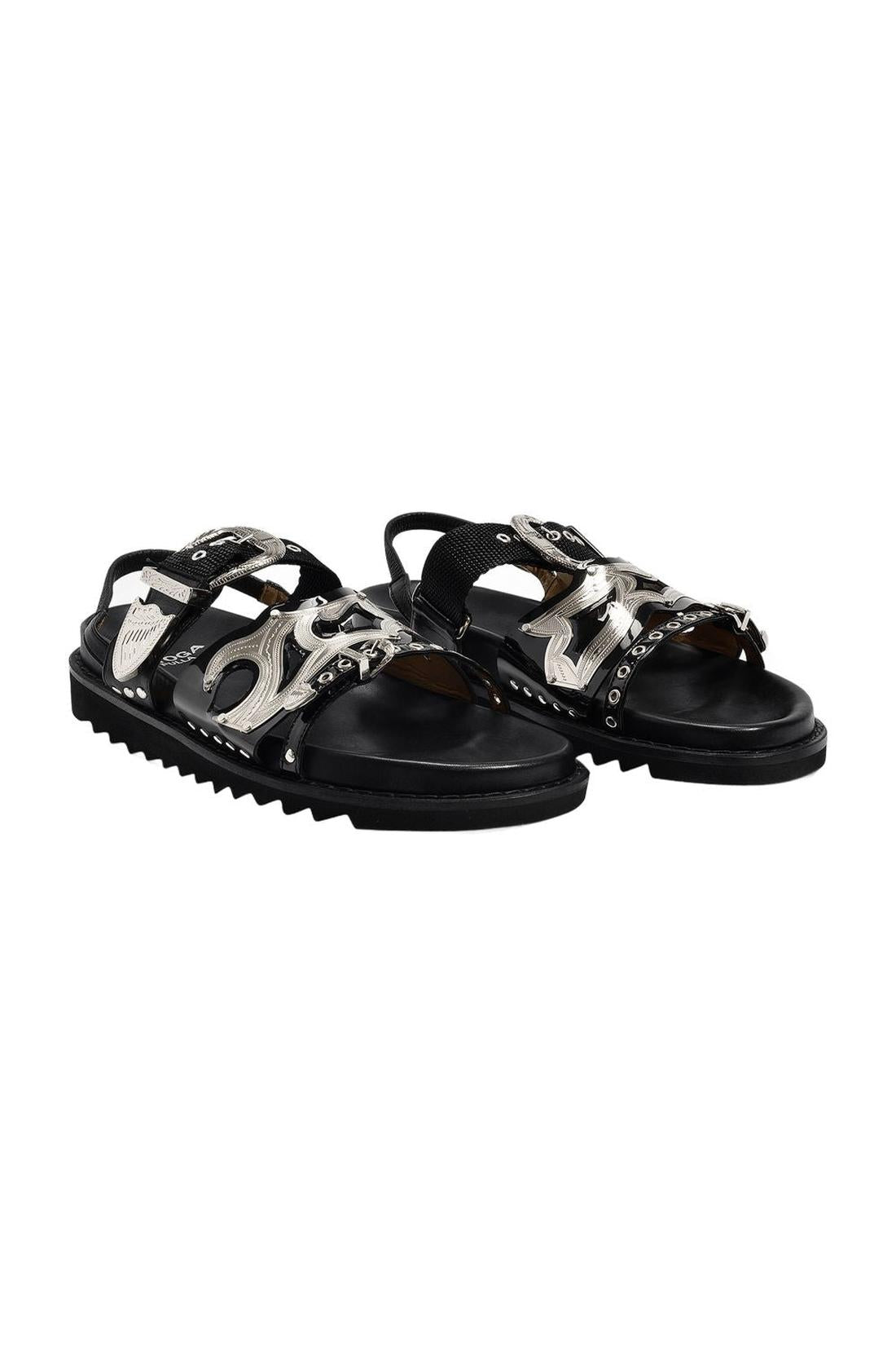 Aj1018 Flat Shoes - Toga Pulla - Black - Leather