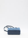 Fleming Soft Denim Mini Chain Tote bag