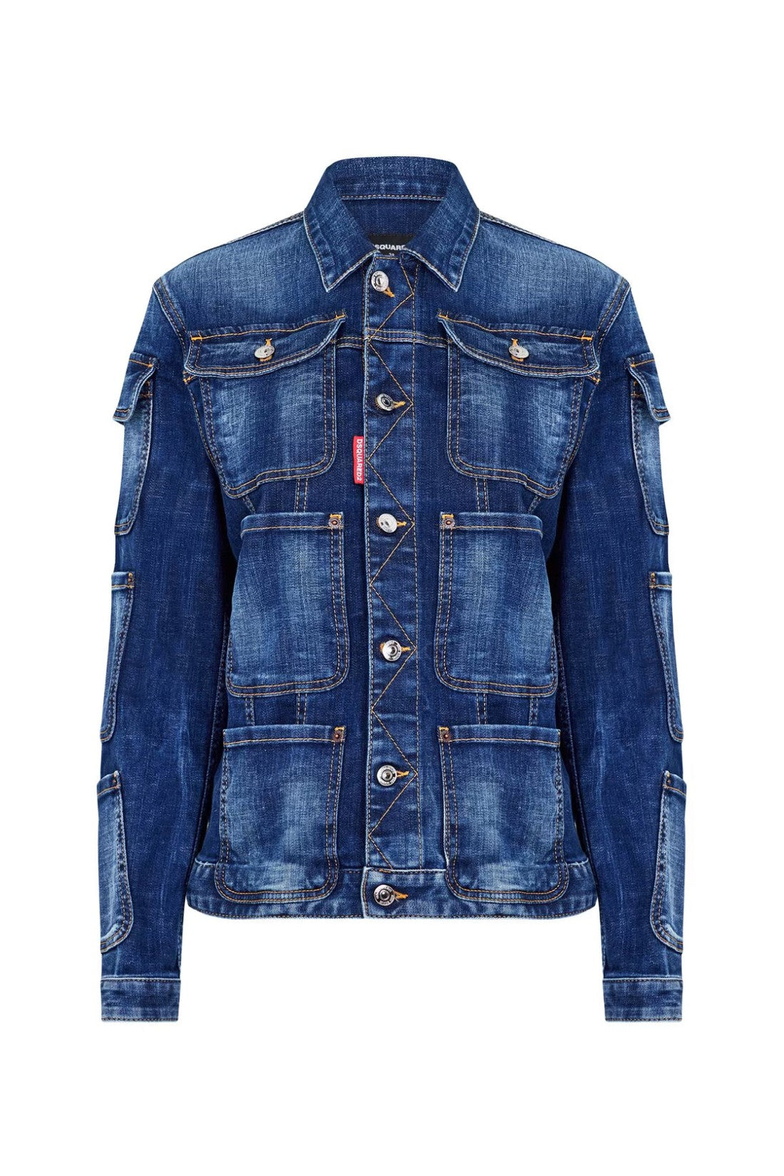 Dsquared2-OUTLET-SALE-Tactical Jean Denim Jacket-ARCHIVIST