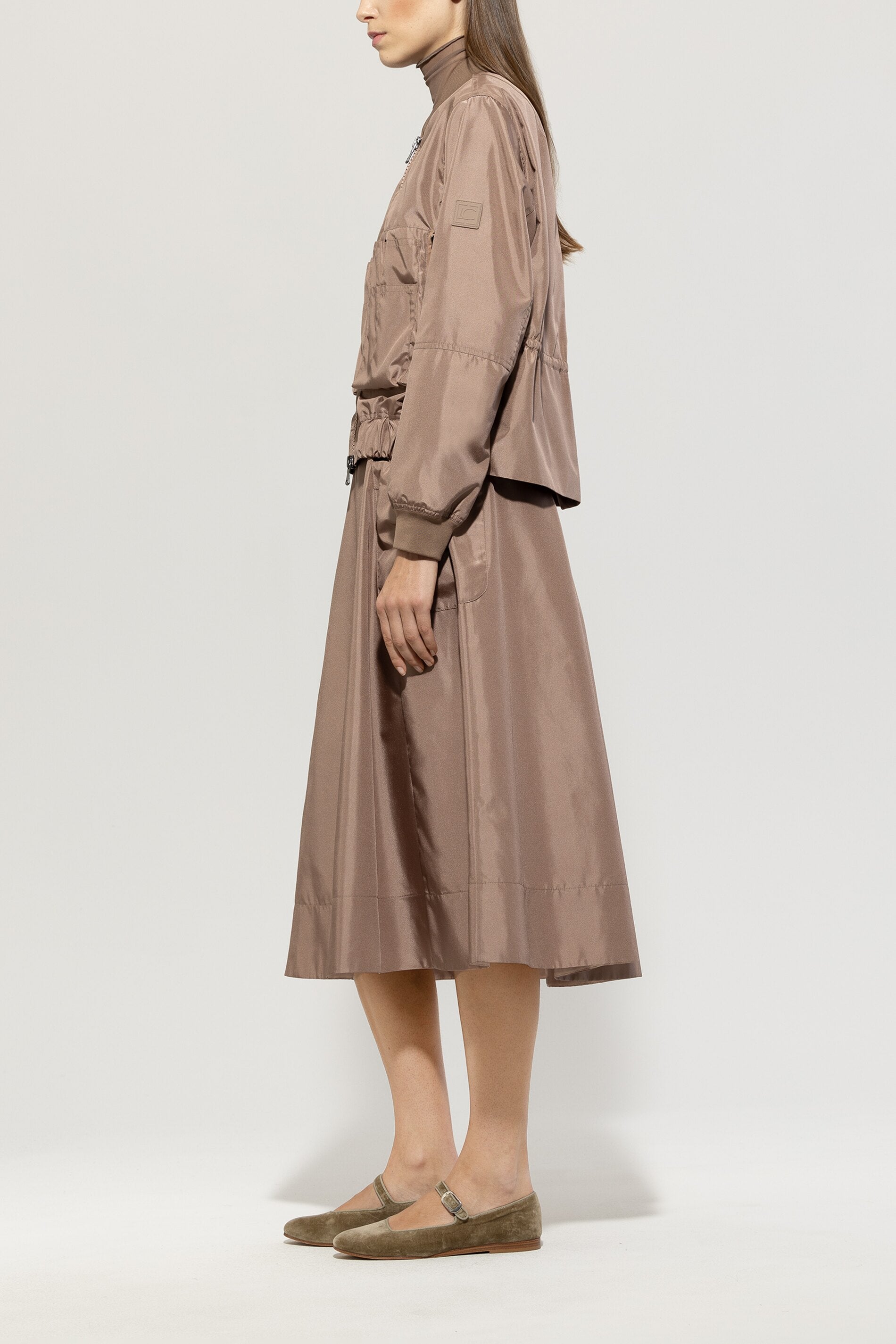 Luisa Cerano-Taft-Blouson-Jacken & Mäntel-Black-Deal-Outlet-by-ARCHIVIST