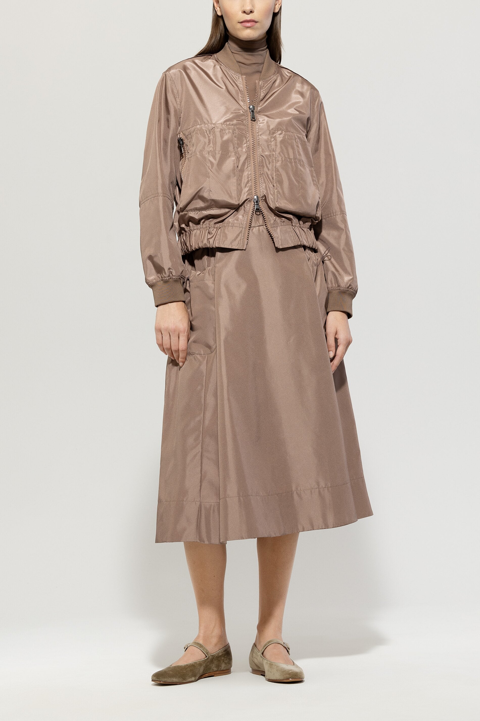 Luisa Cerano-Taft-Blouson-Jacken & Mäntel-Black-Deal-Outlet-by-ARCHIVIST