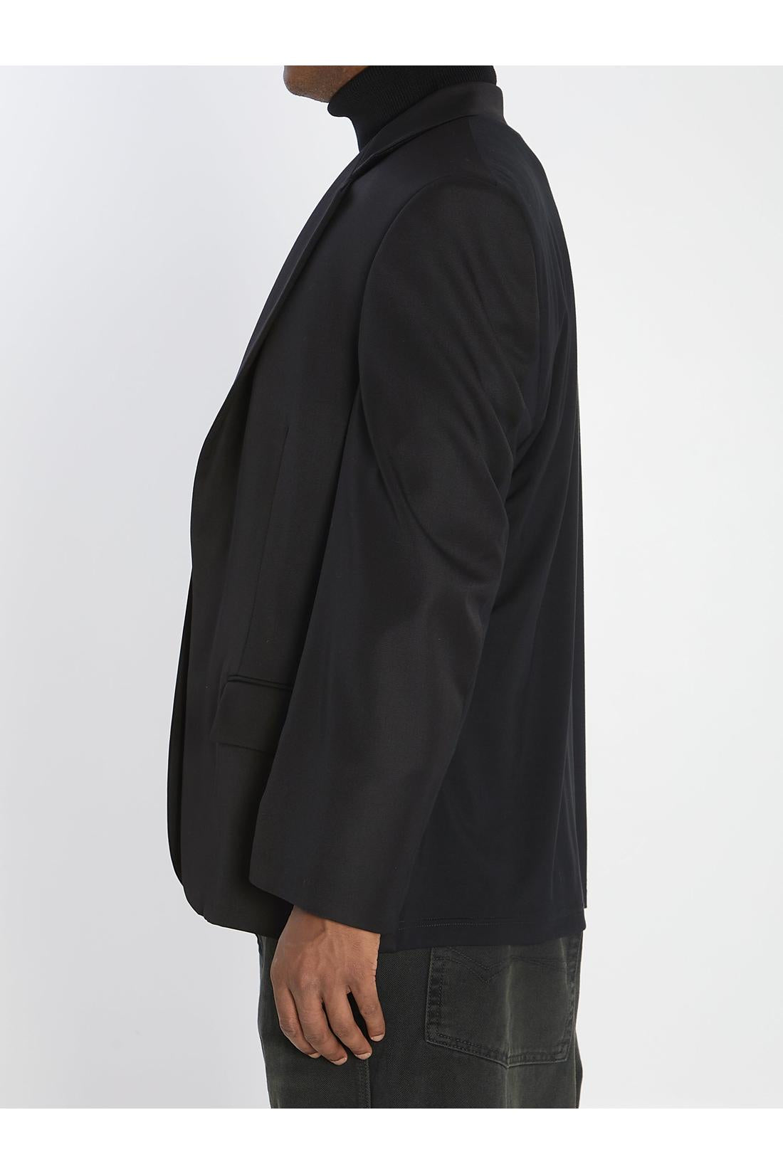Balenciaga-OUTLET-SALE-Tailored jacket in twill and jersey-ARCHIVIST