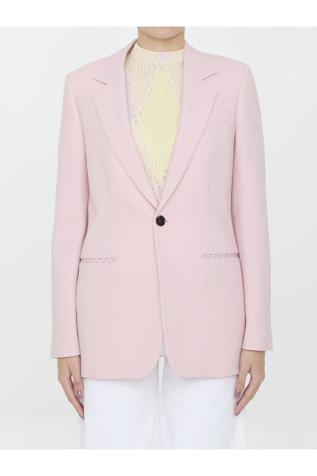 BURBERRY-OUTLET-SALE-Tailored jacket in wool-ARCHIVIST