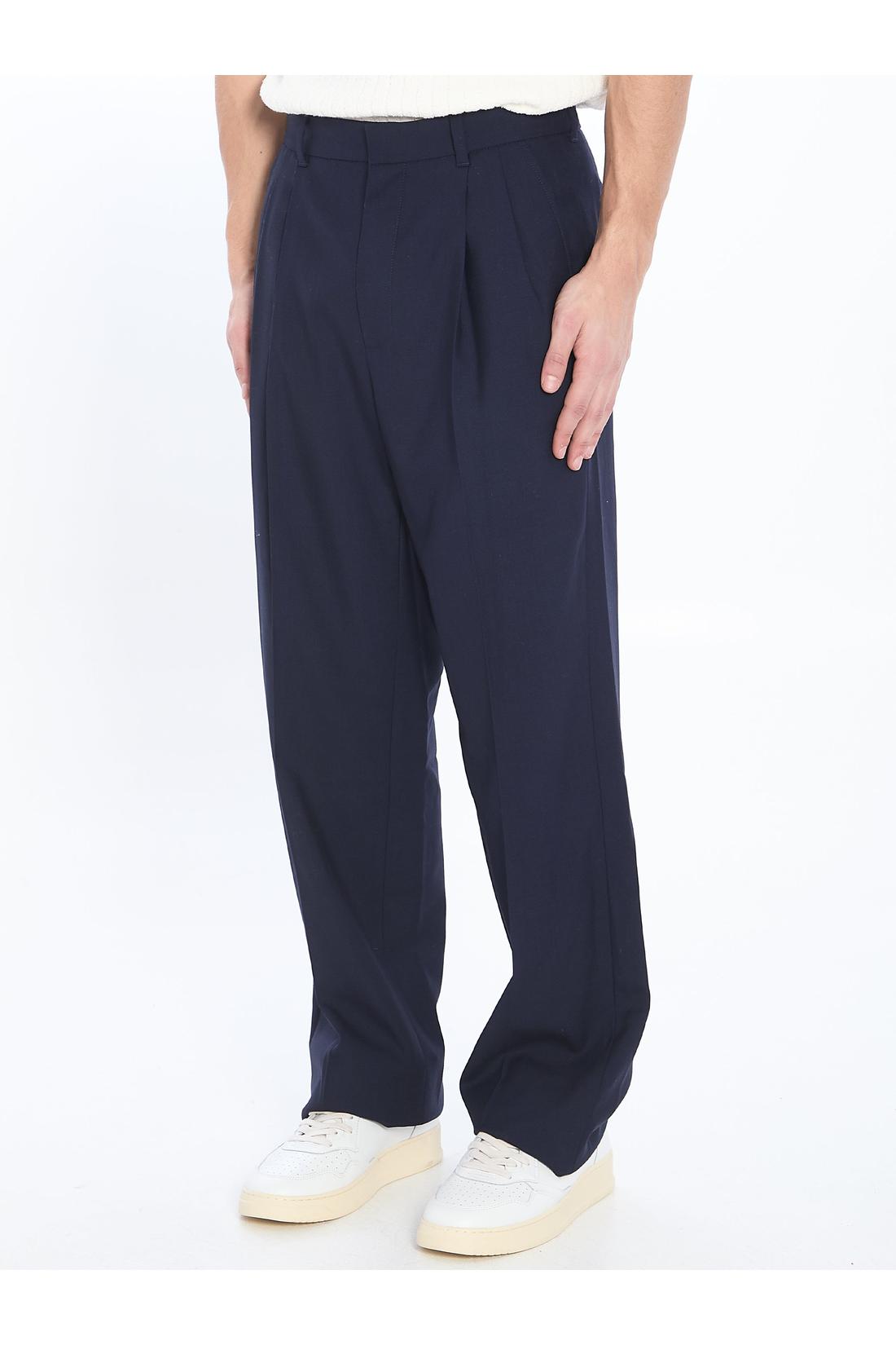 Casablanca-OUTLET-SALE-Tailored trousers with front pleats-ARCHIVIST
