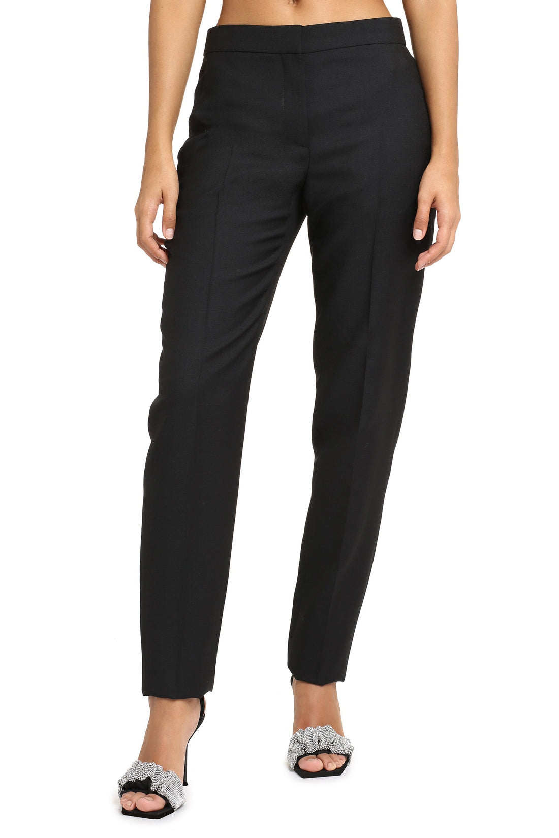 Alexander McQueen-OUTLET-SALE-Tailored wool trousers-ARCHIVIST