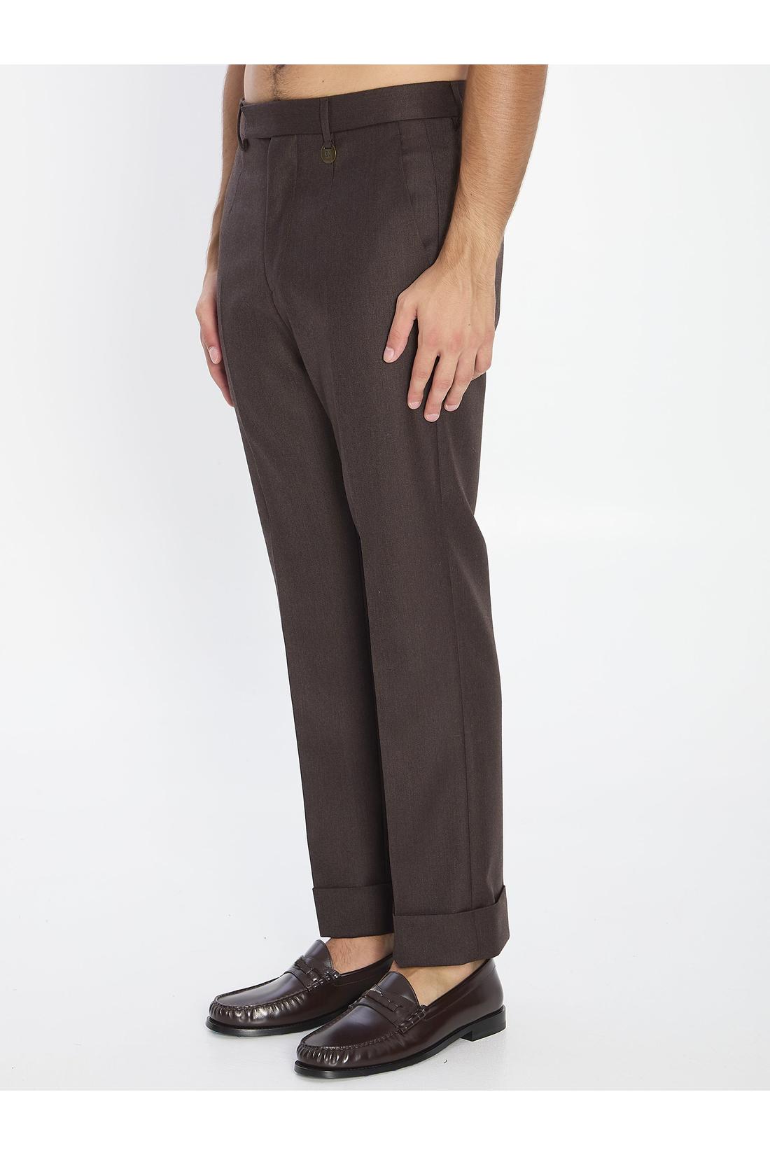 Burberry-OUTLET-SALE-Tailored wool trousers-ARCHIVIST