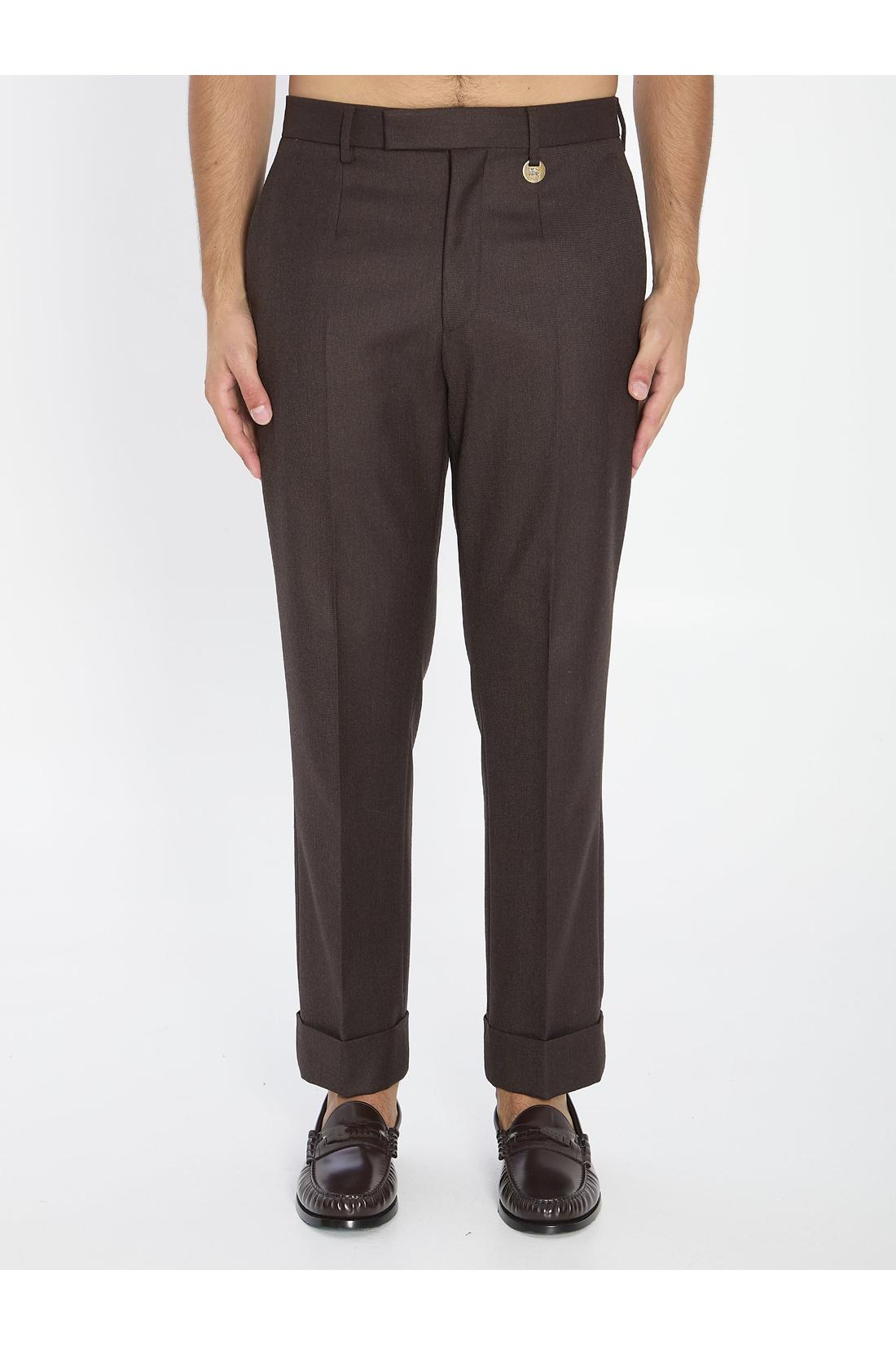 Burberry-OUTLET-SALE-Tailored wool trousers-ARCHIVIST