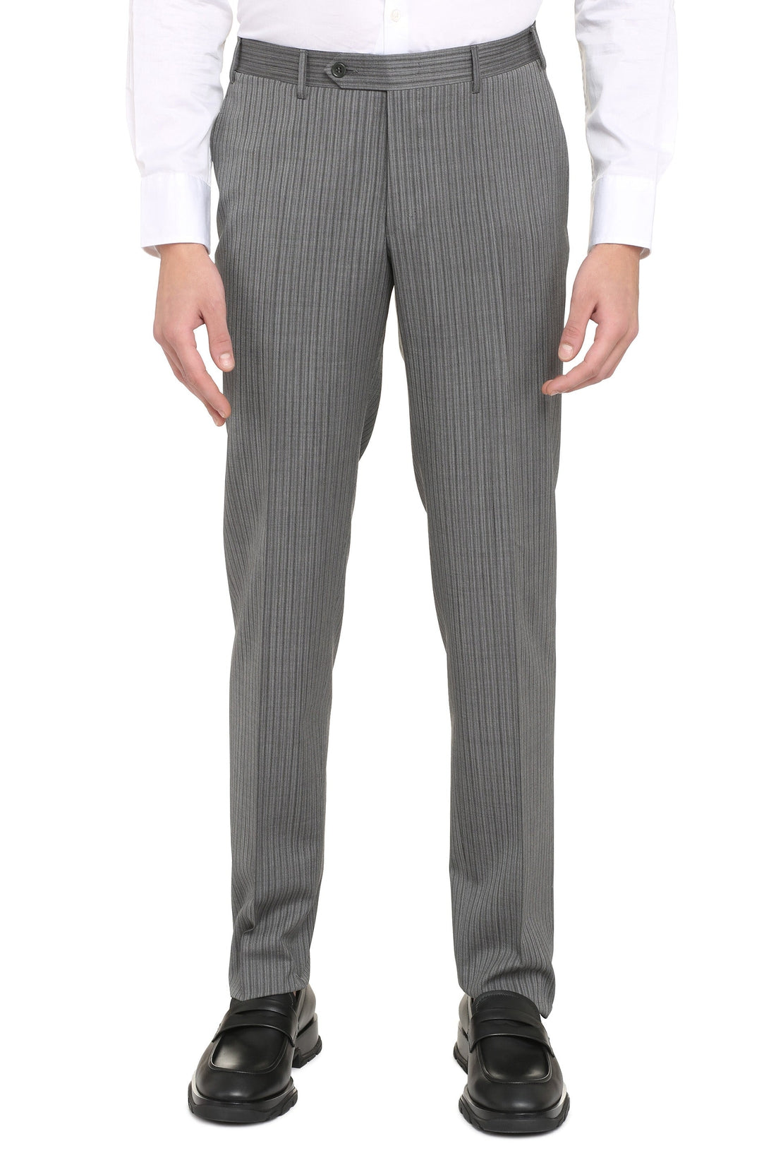 Canali-OUTLET-SALE-Tailored wool trousers-ARCHIVIST