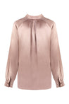 Max Mara-OUTLET-SALE-Tamigi Silk blouse with bow-ARCHIVIST