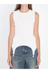 Jean Paul Gaultier-OUTLET-SALE-Tank top with lingerie garter-ARCHIVIST