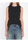 Jean Paul Gaultier-OUTLET-SALE-Tank top with lingerie garter-ARCHIVIST
