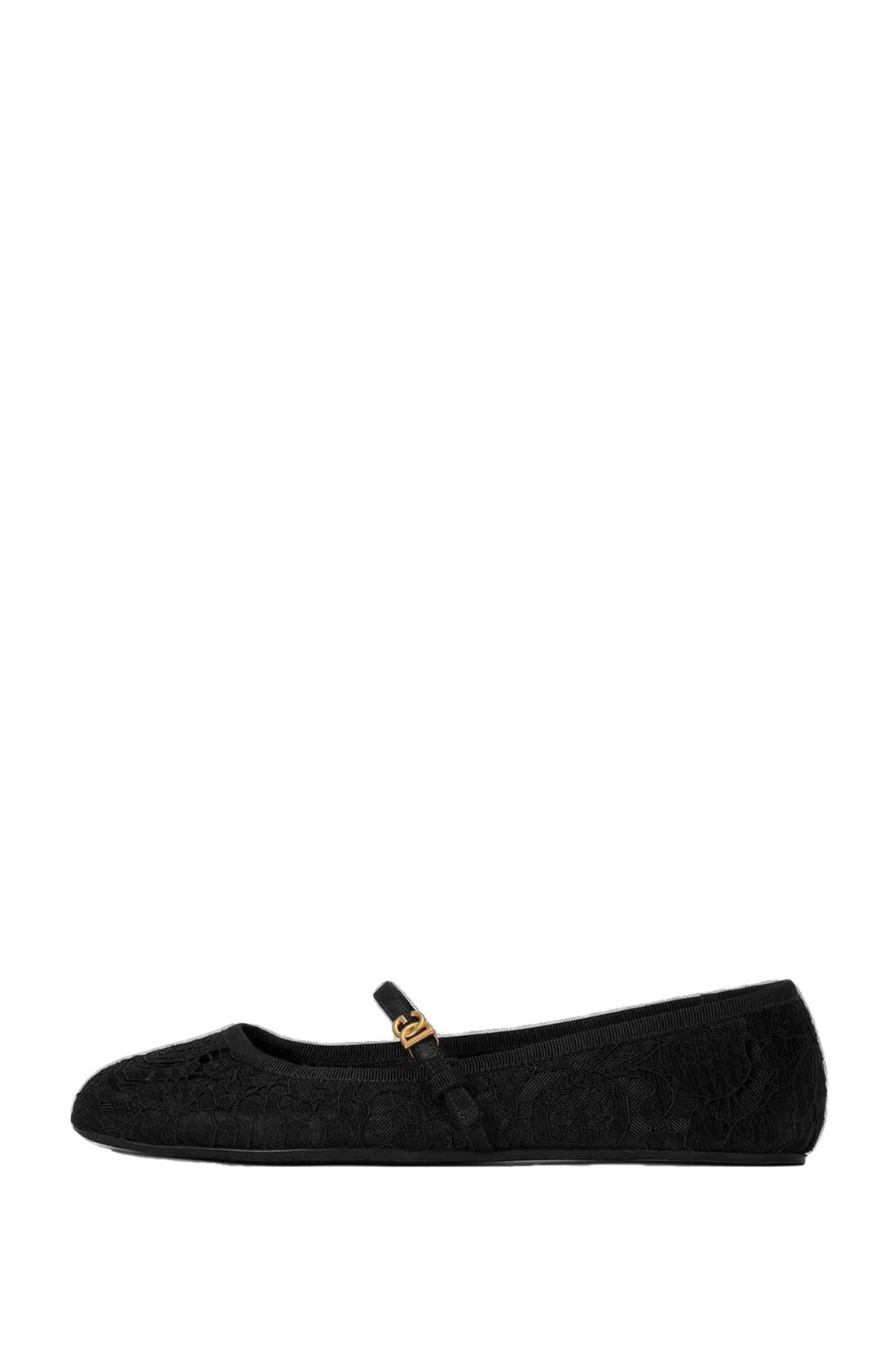 Dolce & Gabbana-OUTLET-SALE-Taormina lace ballet flats-ARCHIVIST