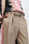 LUISA CERANO-OUTLET-SALE-Tapered-Pants in Leder-Optik-Hosen-34-mud-by-ARCHIVIST