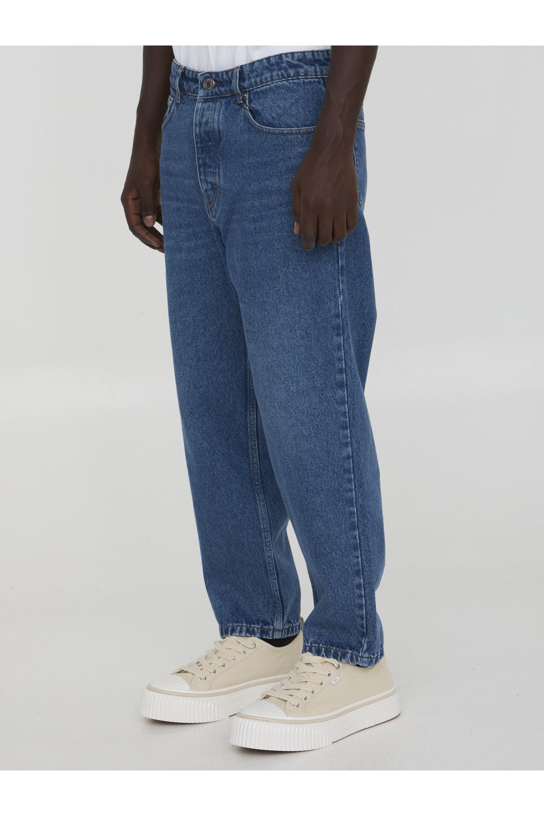 AMI PARIS-OUTLET-SALE-Tapered fit jeans-ARCHIVIST