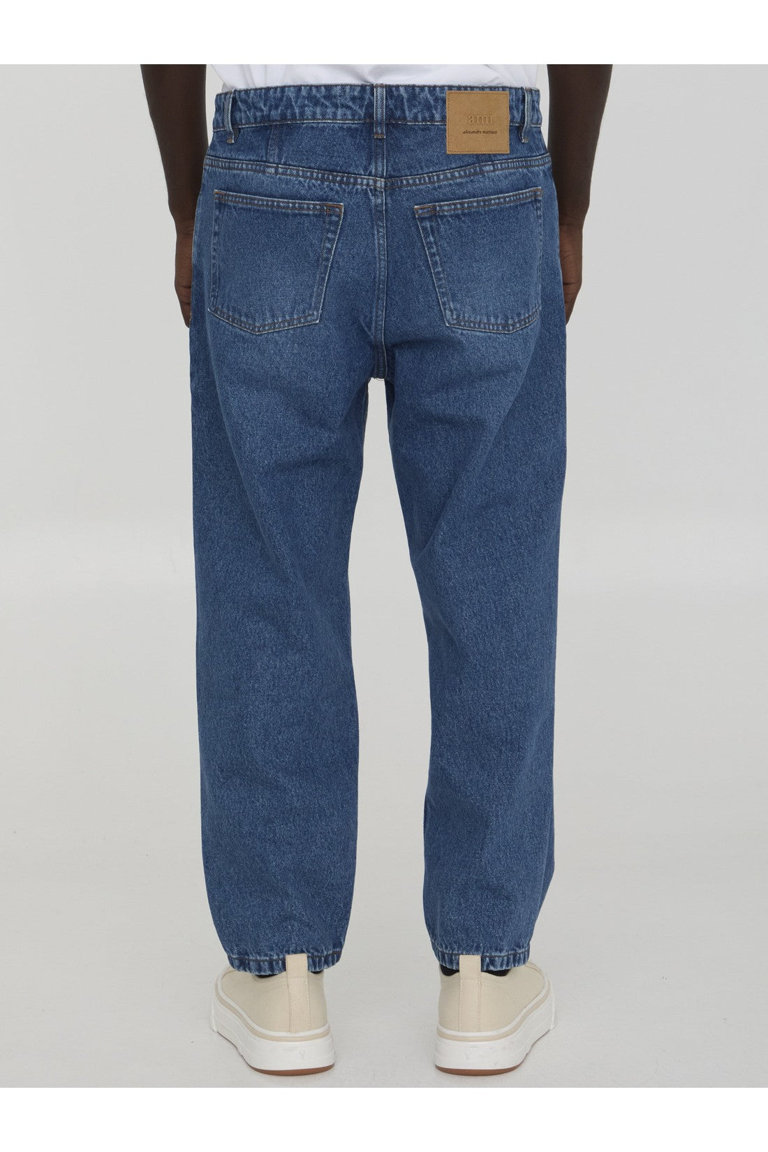 AMI PARIS-OUTLET-SALE-Tapered fit jeans-ARCHIVIST