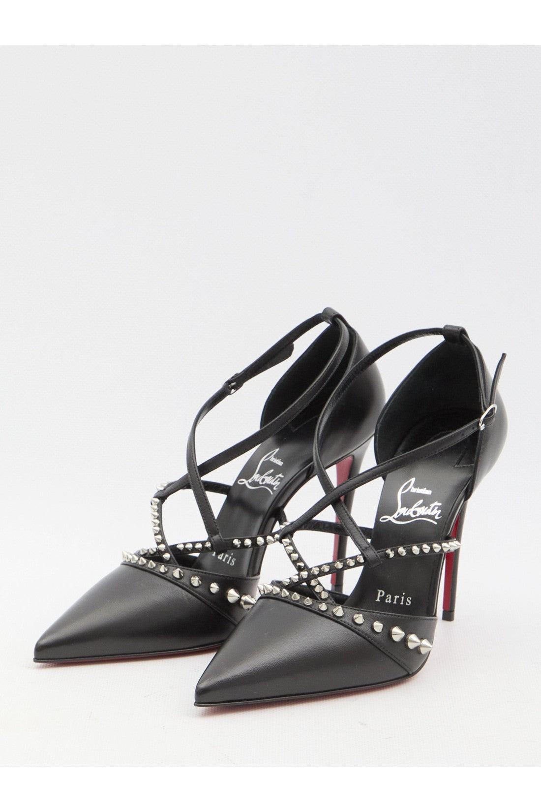 CHRISTIAN LOUBOUTIN-OUTLET-SALE-Tatooshka Spikes 100 pumps-ARCHIVIST