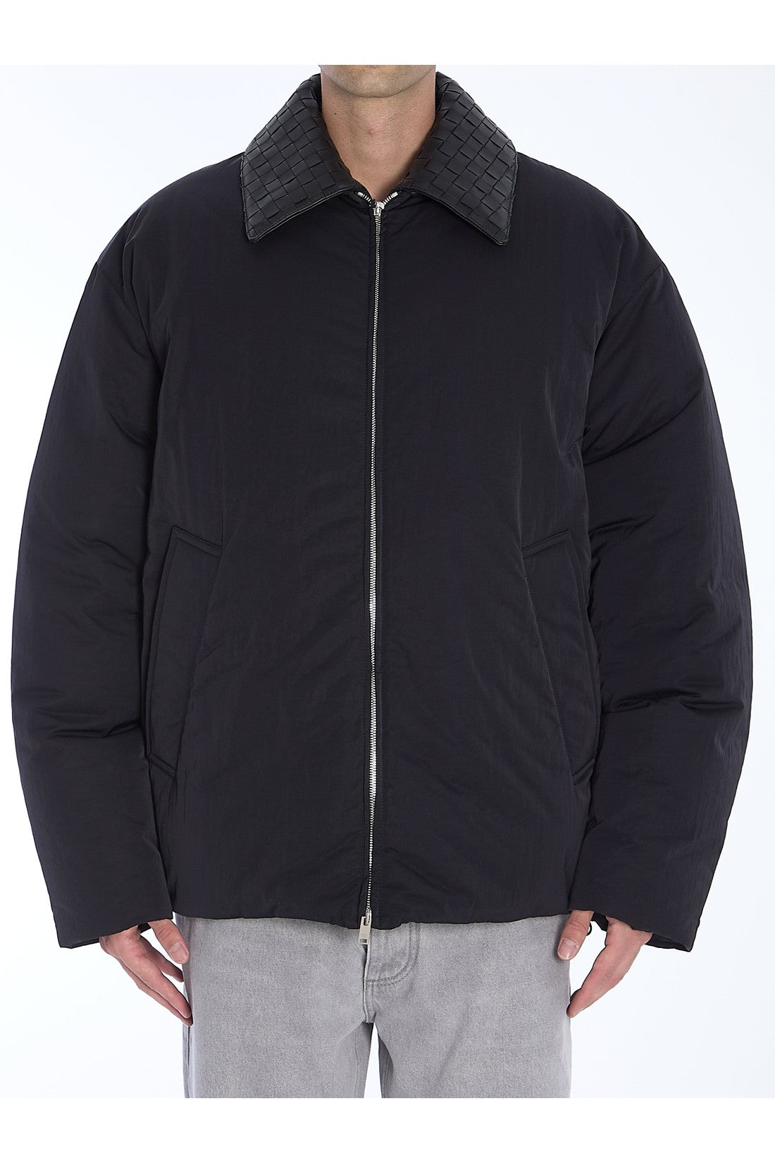 BOTTEGA VENETA-OUTLET-SALE-Techn nylon puffer jacket-ARCHIVIST