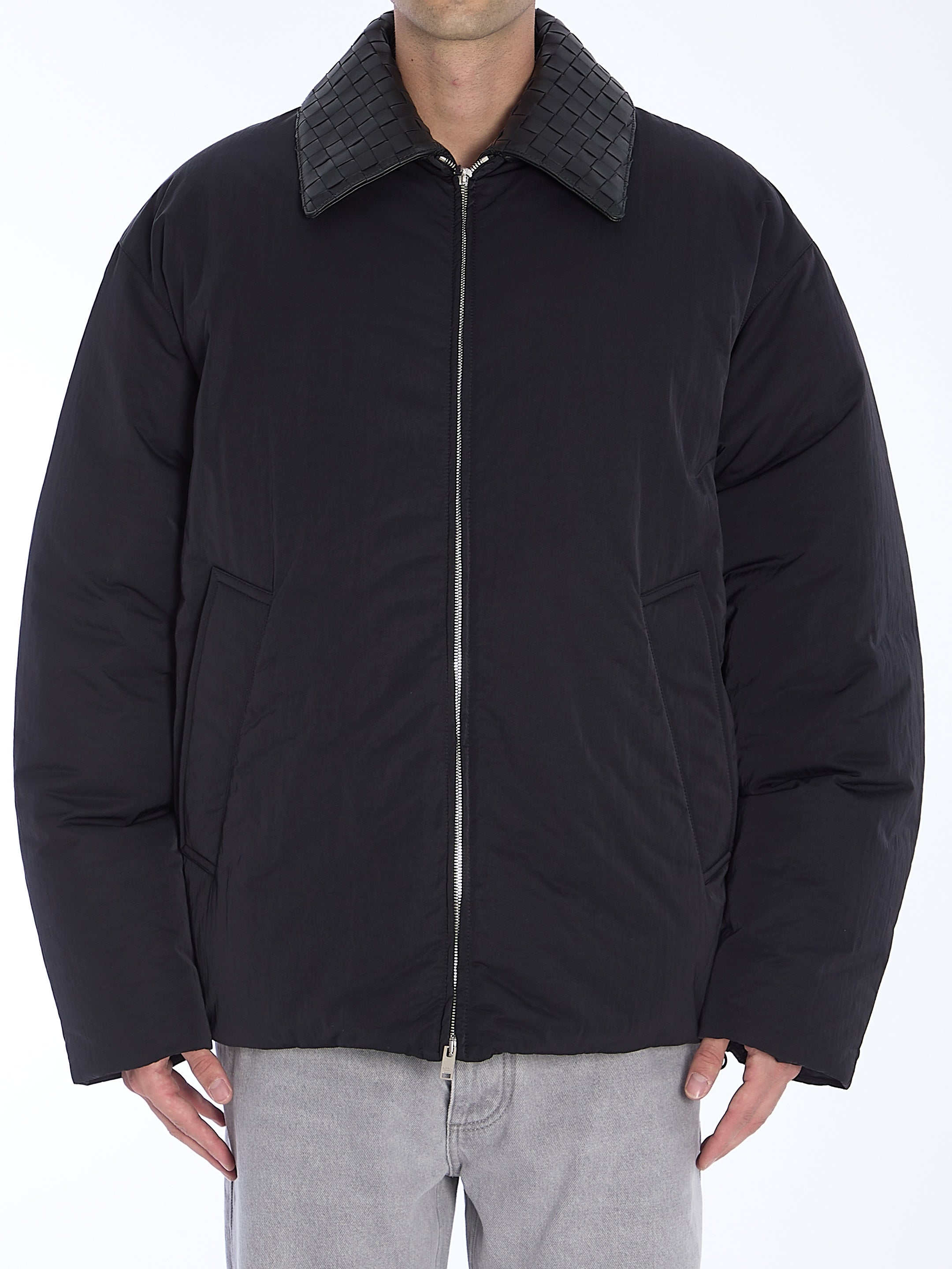 BOTTEGA VENETA-OUTLET-SALE-Techn nylon puffer jacket-ARCHIVIST