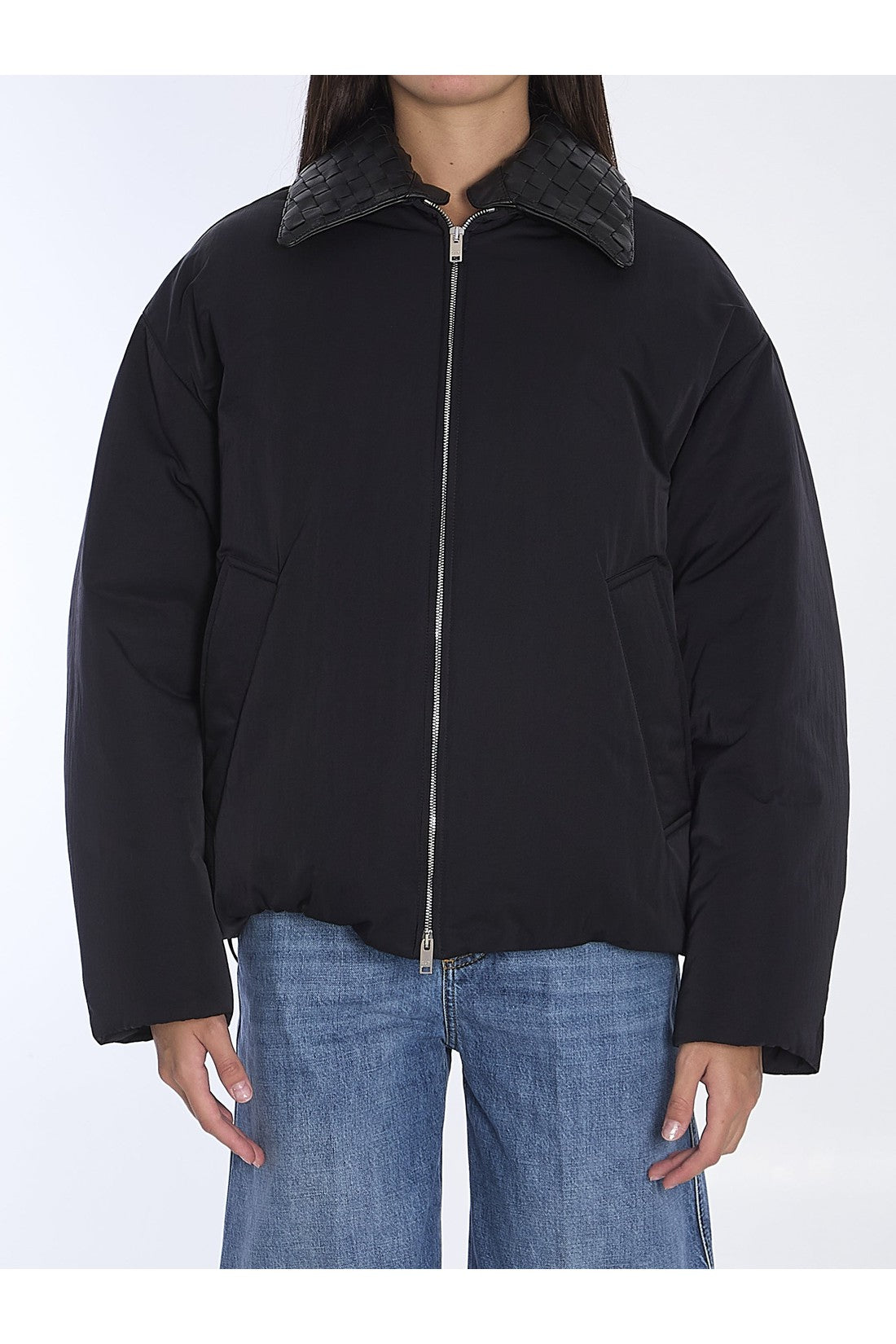 BOTTEGA VENETA-OUTLET-SALE-Techn nylon puffer jacket-ARCHIVIST