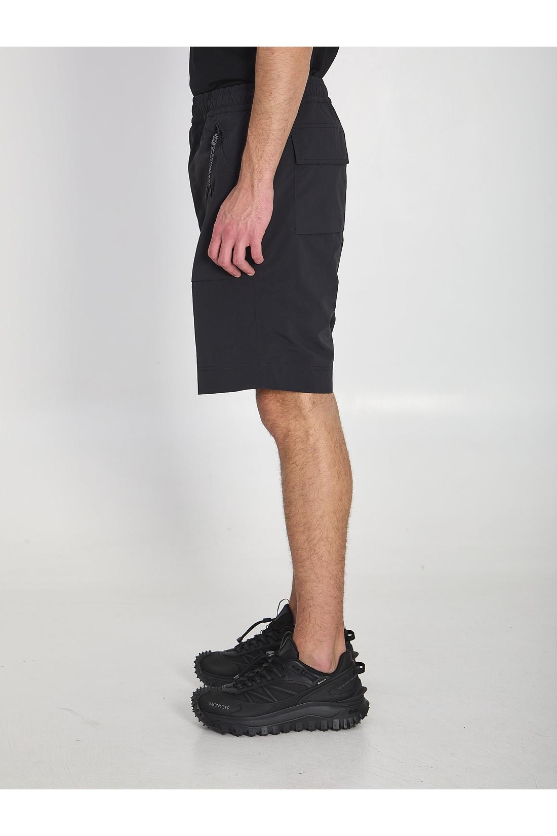 Moncler grenoble-OUTLET-SALE-Technical crinkle shorts-ARCHIVIST