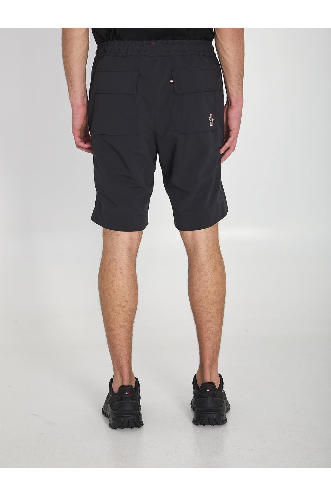 Moncler grenoble-OUTLET-SALE-Technical crinkle shorts-ARCHIVIST