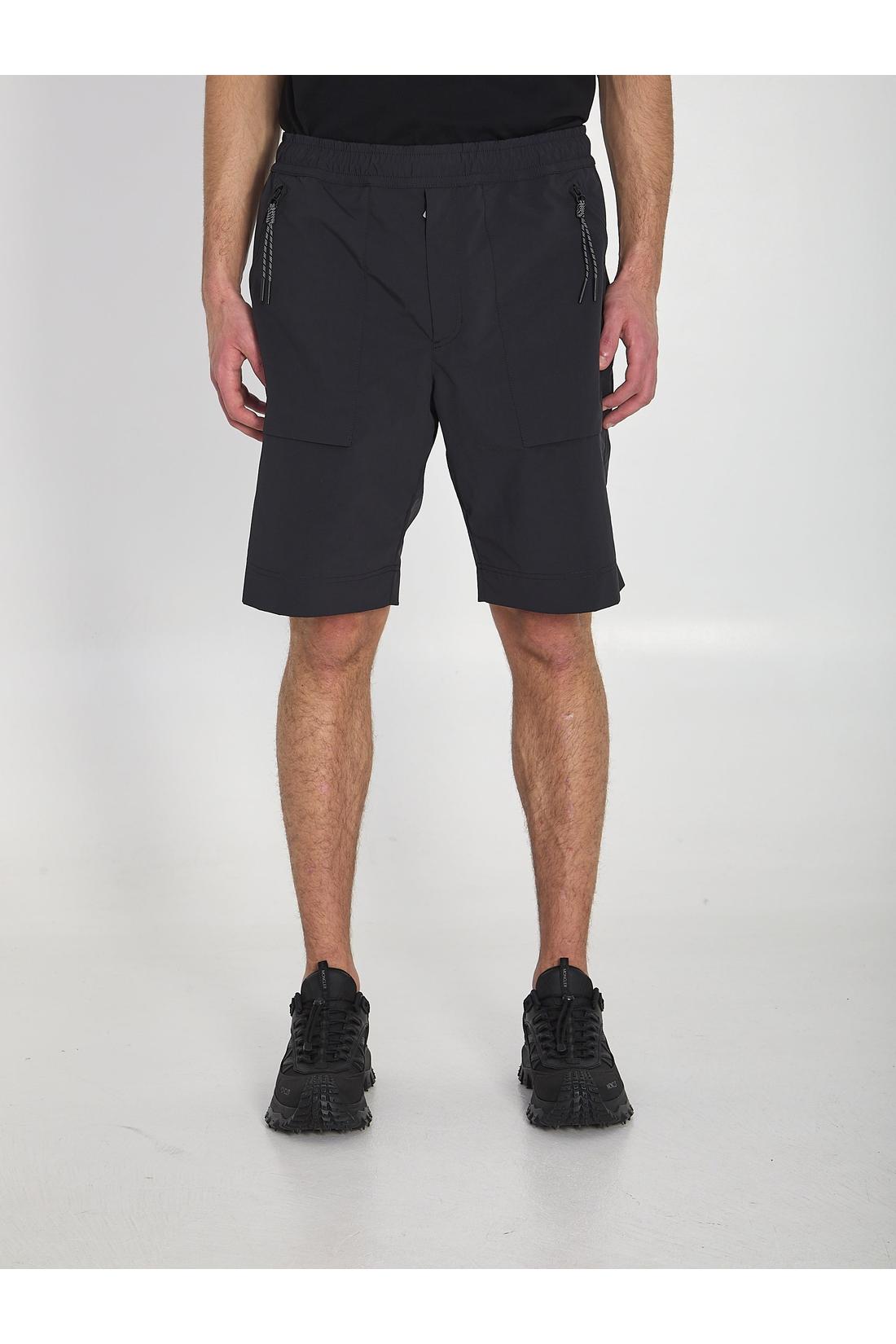 Moncler grenoble-OUTLET-SALE-Technical crinkle shorts-ARCHIVIST