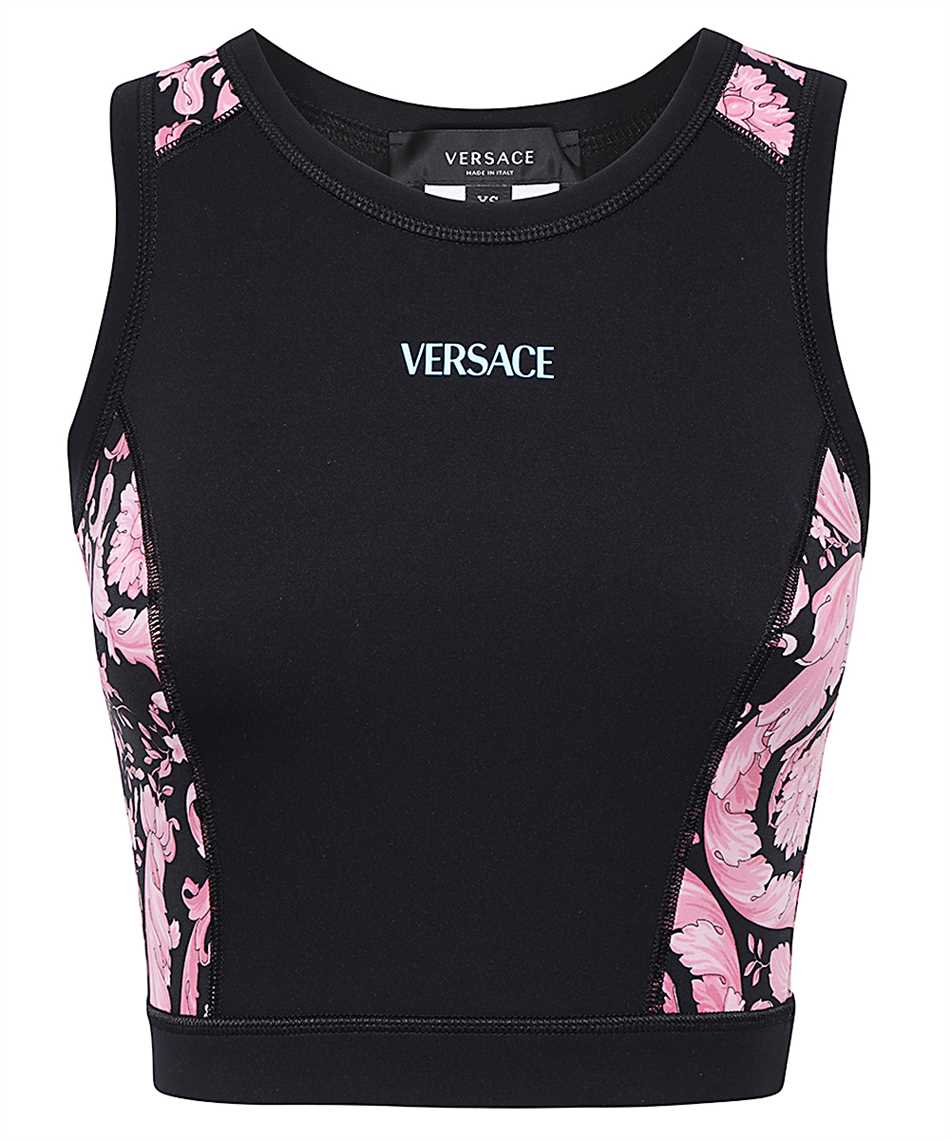 Versace-OUTLET-SALE-Technical fabric crop top-ARCHIVIST