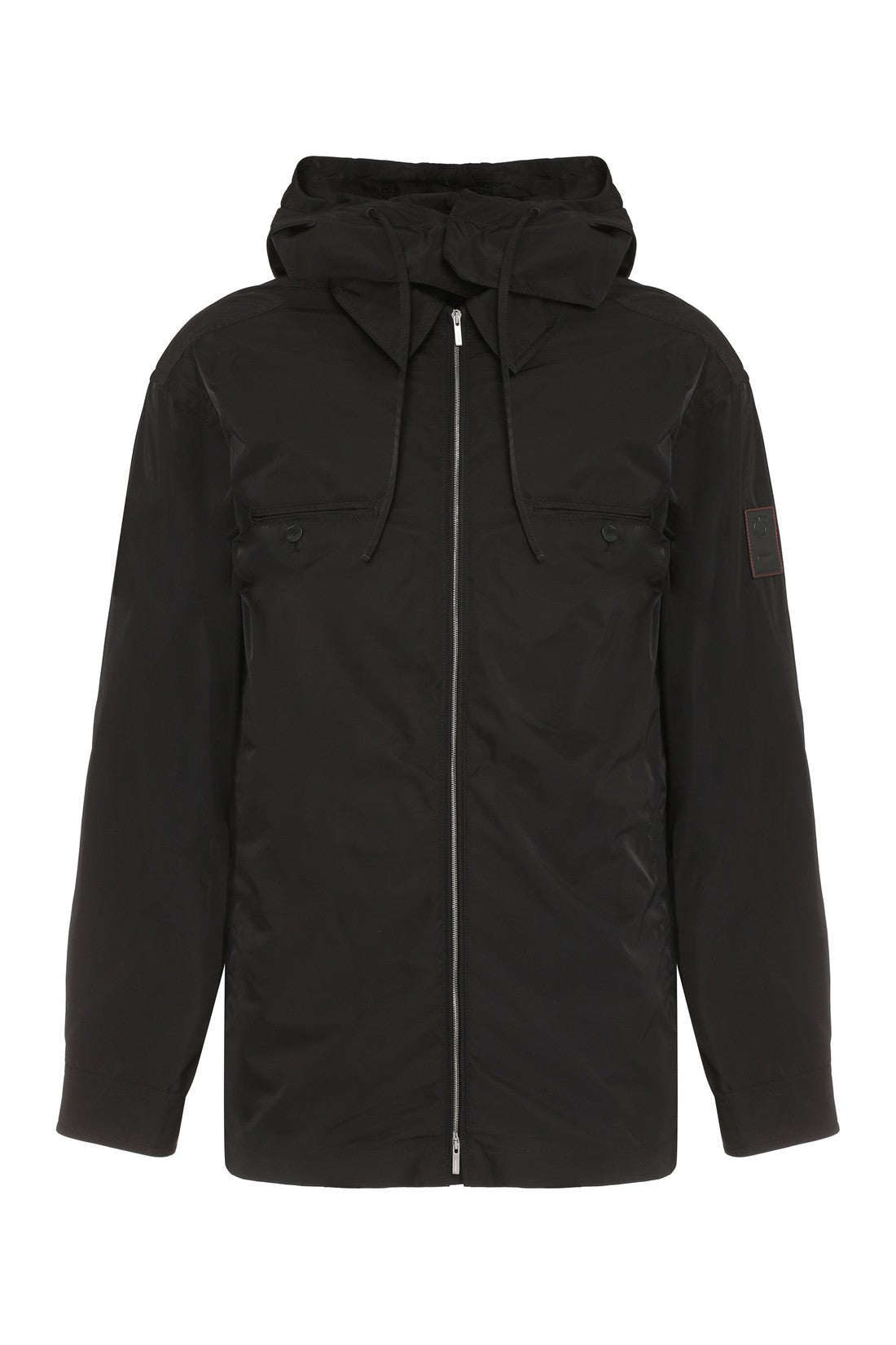 FERRAGAMO-OUTLET-SALE-Technical fabric hooded jacket-ARCHIVIST