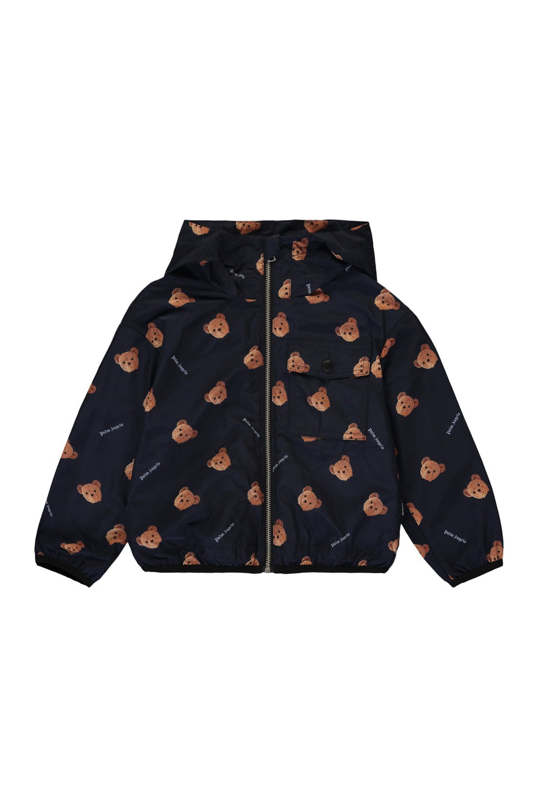 Palm Angels Kids-OUTLET-SALE-Technical fabric hooded jacket-ARCHIVIST