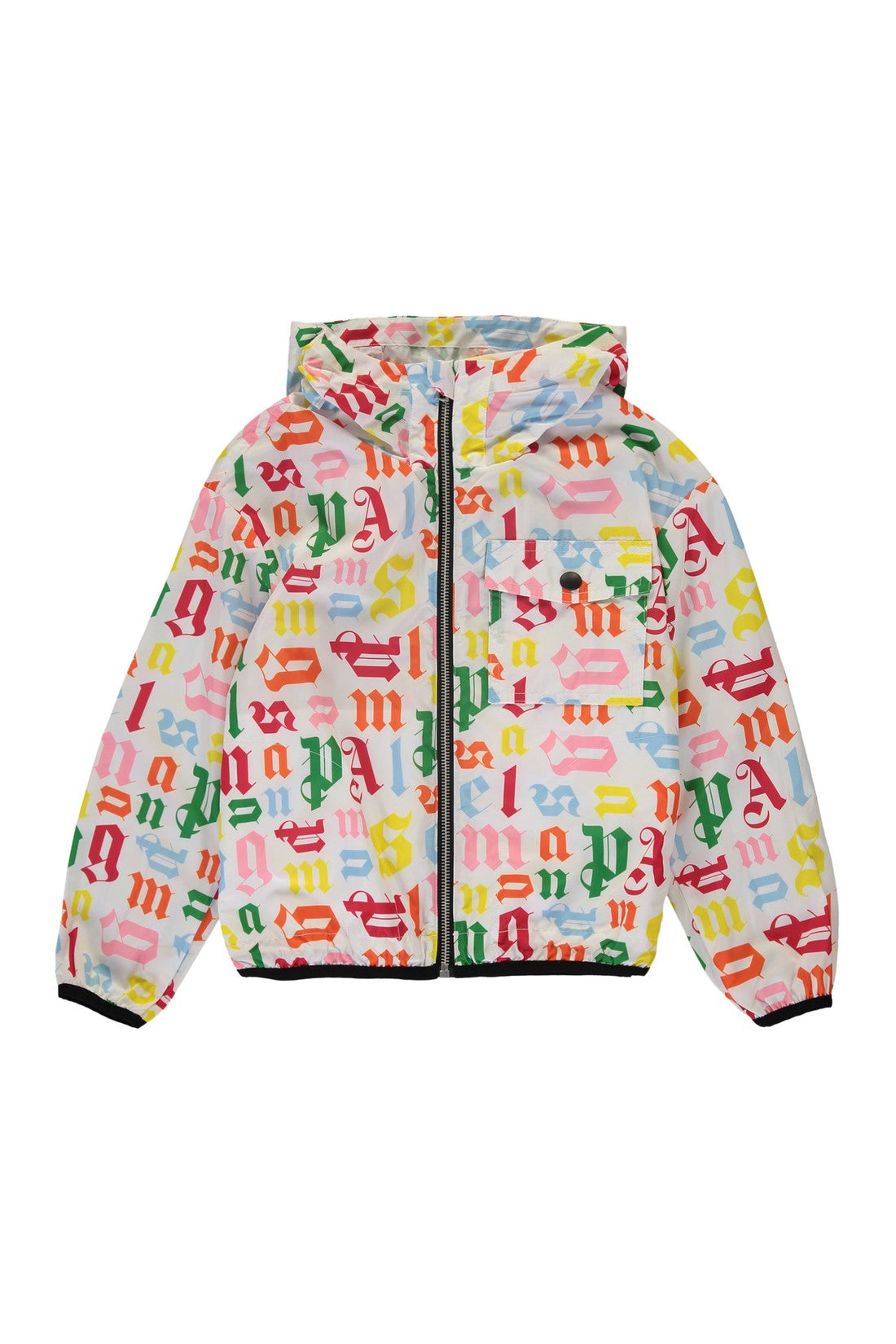 Palm Angels Kids-OUTLET-SALE-Technical fabric hooded jacket-ARCHIVIST