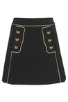 Moschino-OUTLET-SALE-Technical fabric mini-skirt-ARCHIVIST