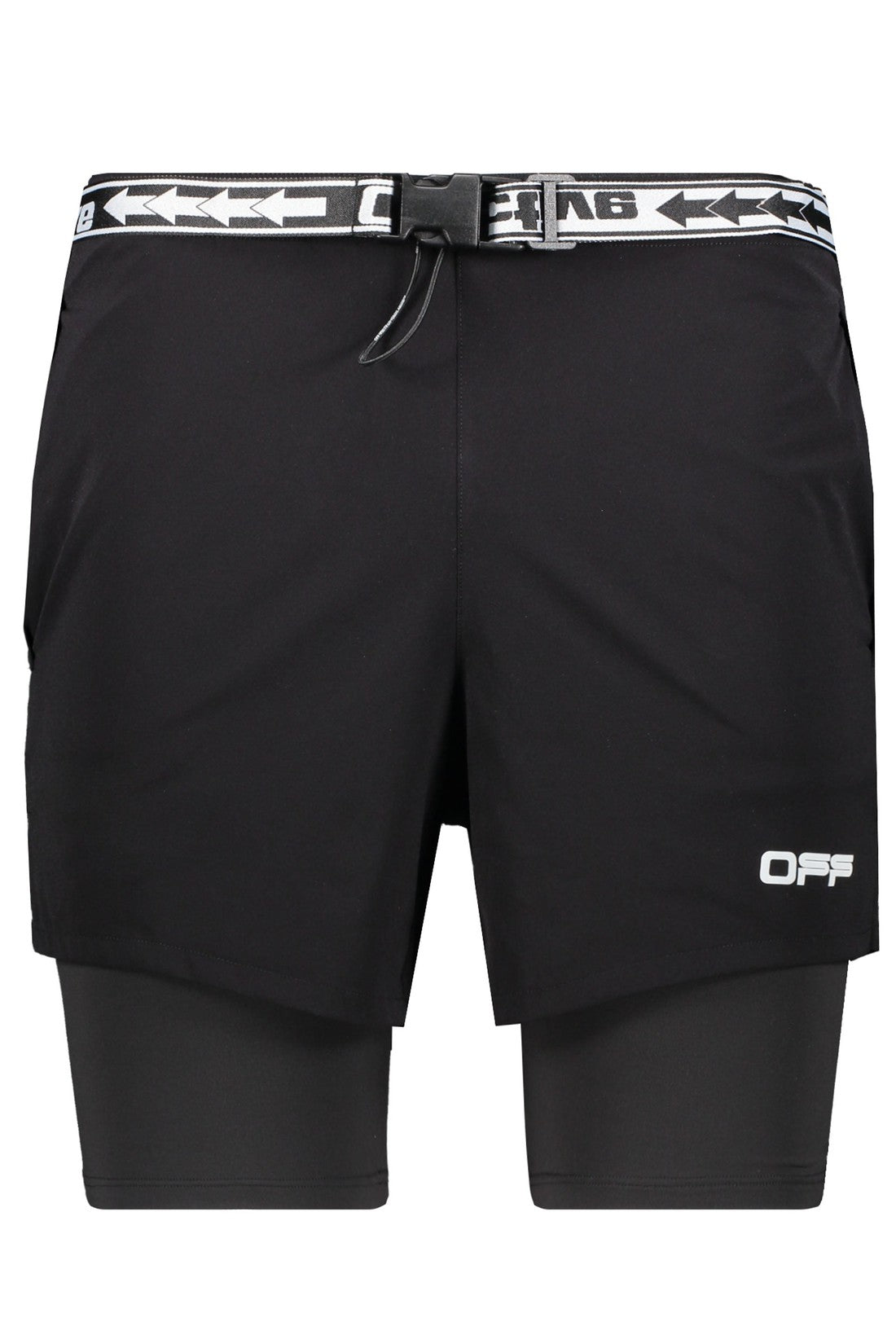 Off-White-OUTLET-SALE-Techno fabric bermuda-shorts-ARCHIVIST