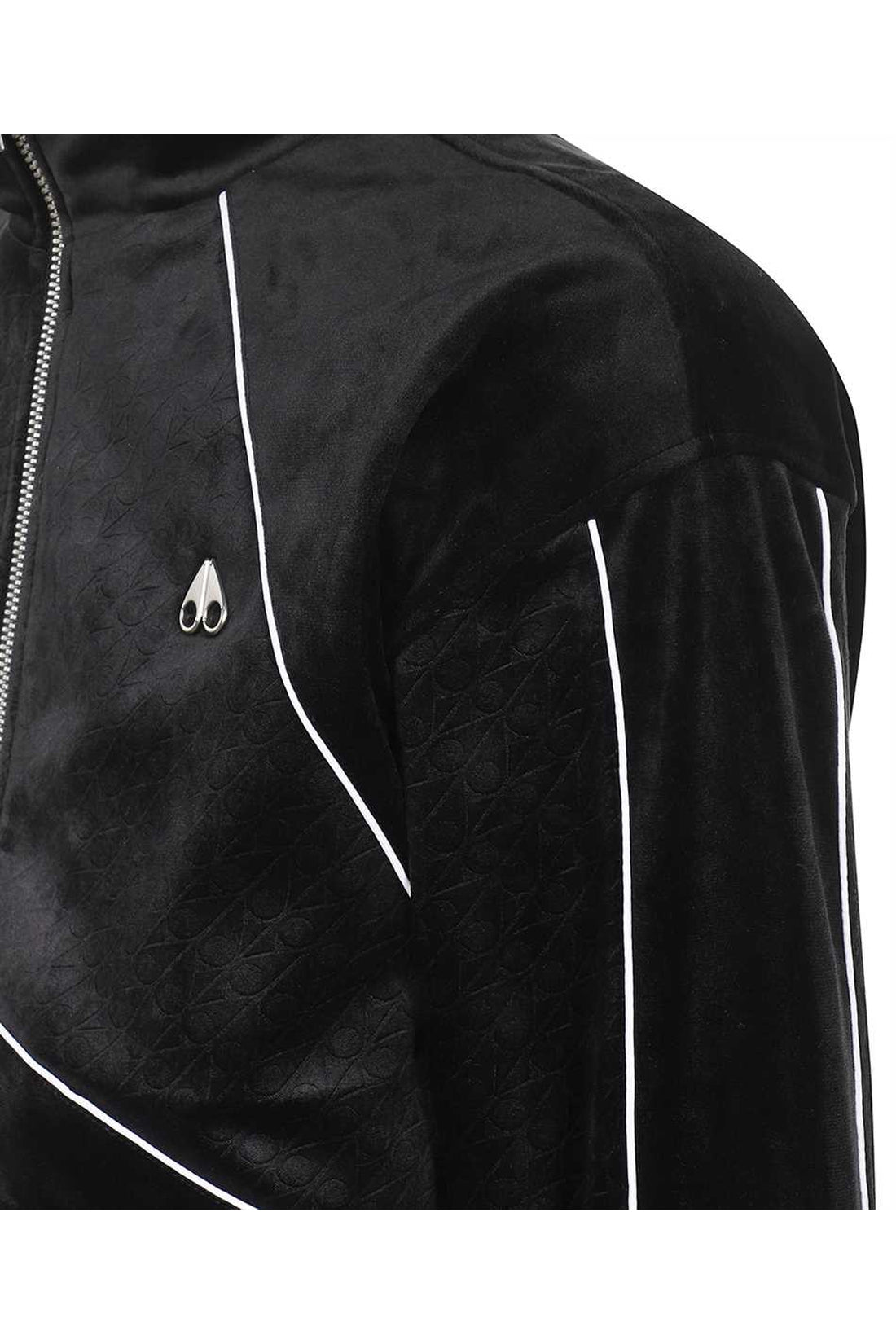 Moose Knuckles-OUTLET-SALE-Techno fabric full-zip sweatshirt-ARCHIVIST