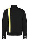 Palm Angels-OUTLET-SALE-Techno fabric full-zip sweatshirt-ARCHIVIST