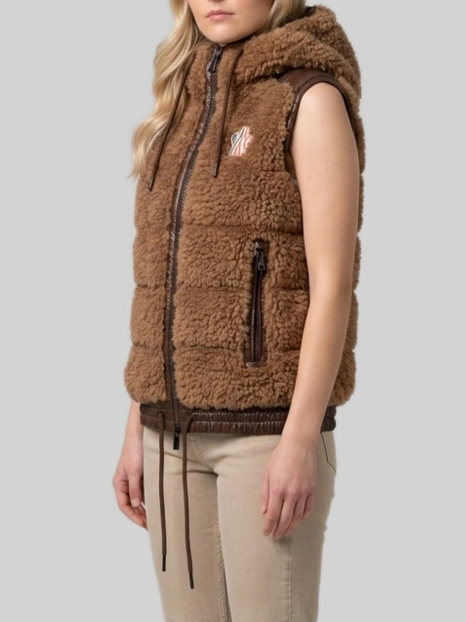 Moncler Grenoble-OUTLET-SALE-Teddy Fleece Gilet-ARCHIVIST