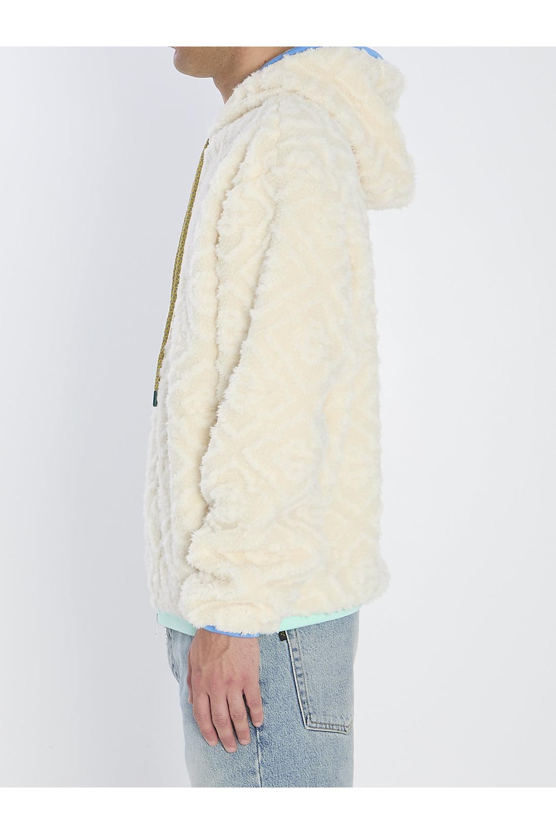 Casablanca-OUTLET-SALE-Teddy effect jacket-ARCHIVIST