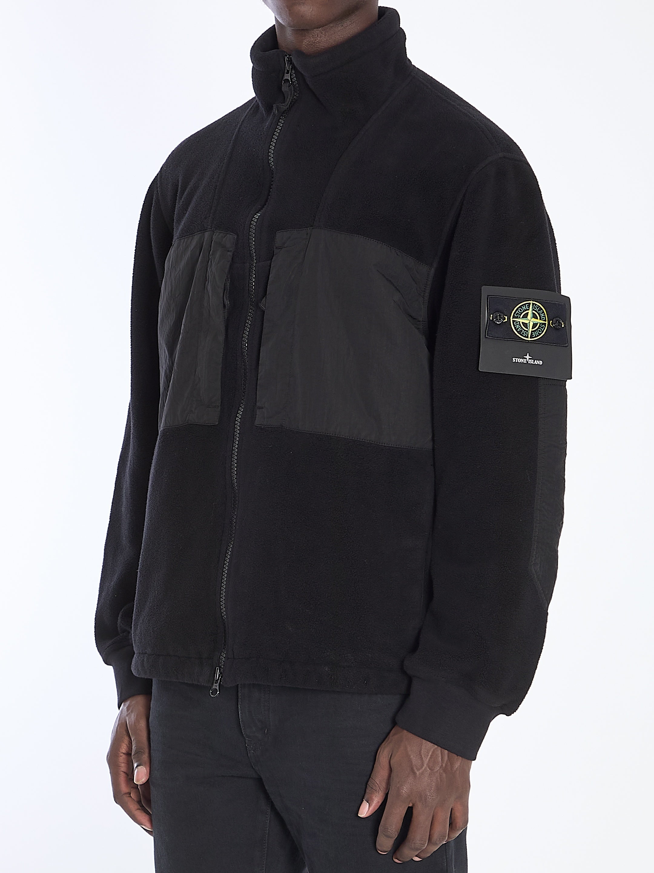 STONE ISLAND-OUTLET-SALE-Teddy-effect jacket-ARCHIVIST