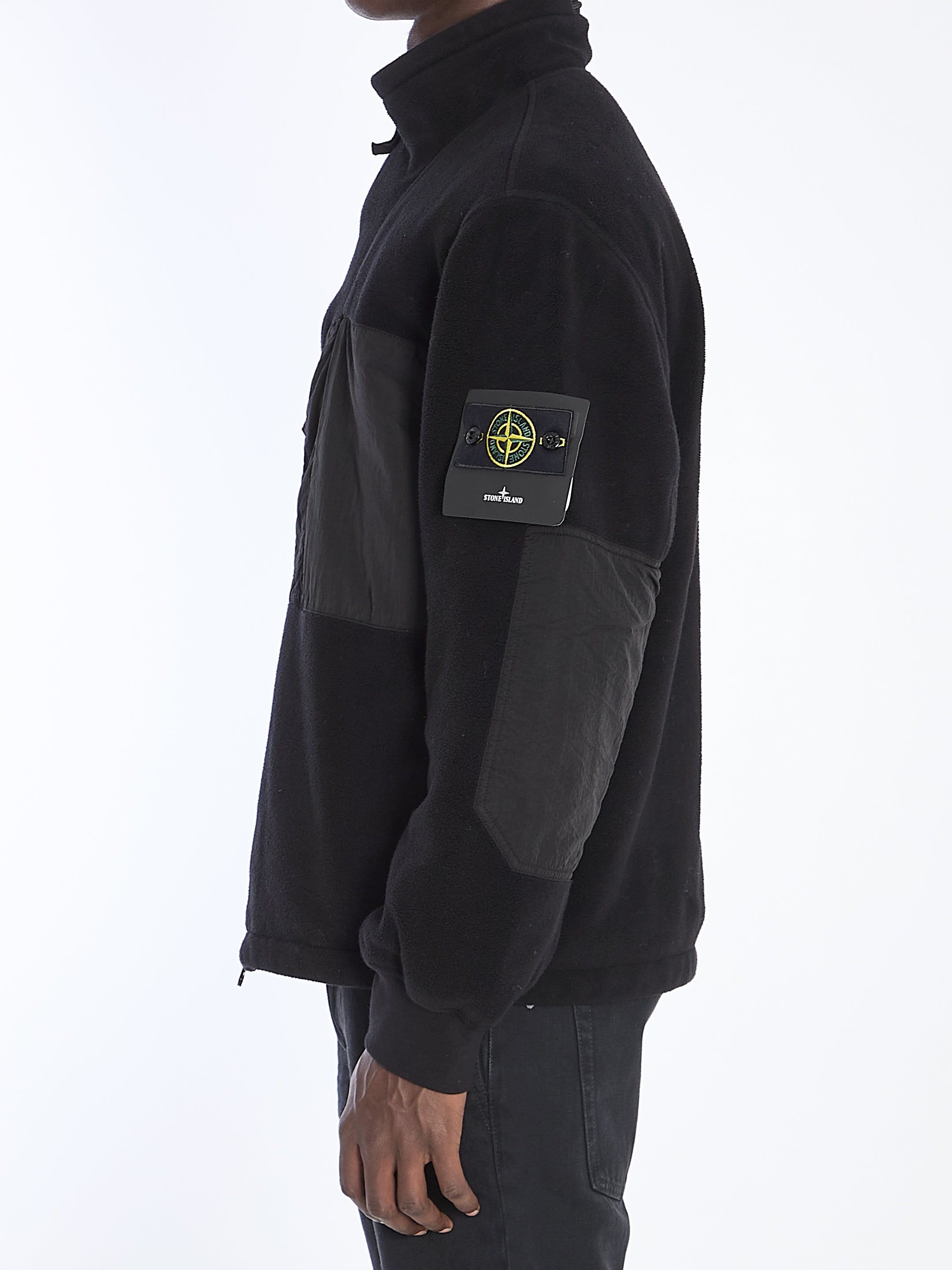 STONE ISLAND-OUTLET-SALE-Teddy-effect jacket-ARCHIVIST