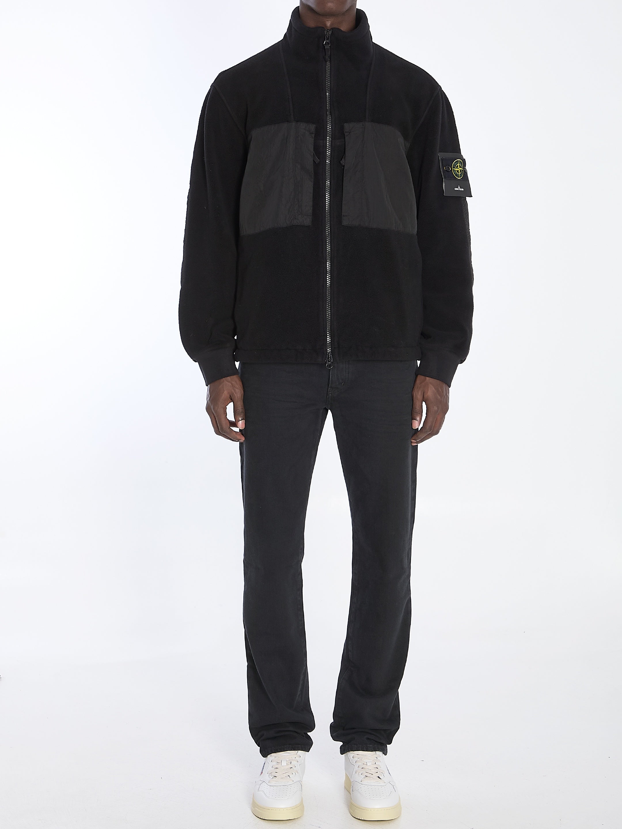 STONE ISLAND-OUTLET-SALE-Teddy-effect jacket-ARCHIVIST